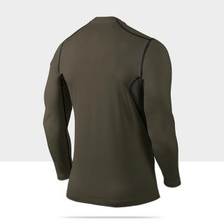 Nike Pro Combat Hyperwarm Fitted 12 Crew Mens Shirt 424895_337_B