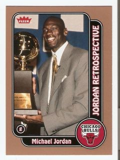 2008 09 Michael Jordan Fleer Basketball Trading Card MJ11