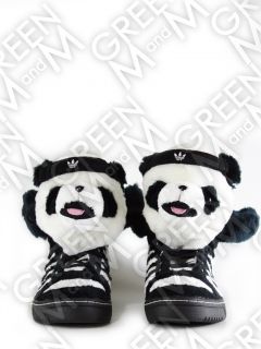 Adidas ObyO Jeremy Scott JS Panda Bear Sneakers Shoes