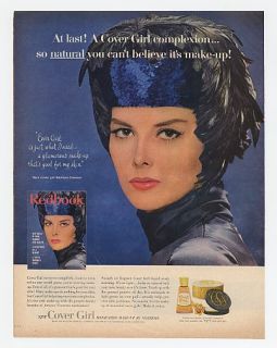1962 Cover Girl Barbara Clement Make Up Ad