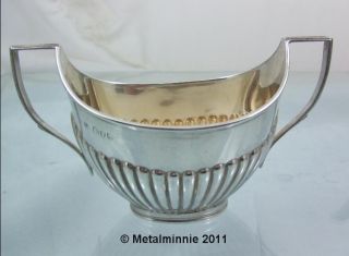 victorian silver batchelor s 3 piece tea set