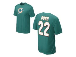 Nike Name and Number (NFL Dolphins / Reggie Bush) Mens T Shirt