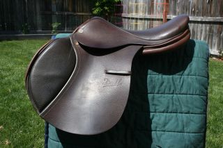 Cliff Barnsby Diablo Event Saddle 17 Tobacco Brown