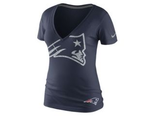  Nike Tri Reverse Logo (NFL Patriots) Womens T Shirt