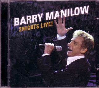 Barry Manilow 2 Nights Live 2 CD Box Classic 70s 80s Pop Stilletto 