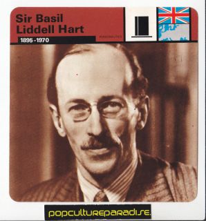 Sir Basil Liddell Hart British Captain WW2 Photo Card
