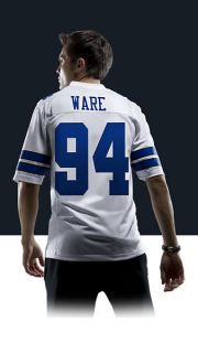   Demarcus Ware Mens Football Home Limited Jersey 468919_104_B_BODY
