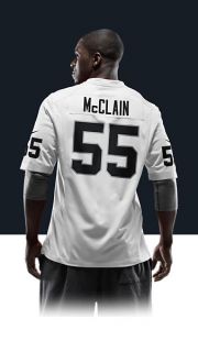    Rolando McClain Mens Football Away Game Jersey 479397_100_B_BODY