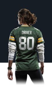    Donald Driver Womens Football Home Game Jersey 469900_327_B_BODY