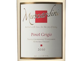 Muscardini Cellars 2010 Pinot Grigio 3 Pack