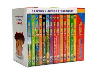 WordWorld 14 DVD Collector Set with 25 First Words Large Learning 