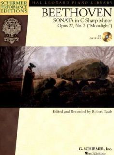Beethoven Sonata in C Sharp Minor Opus 27, No. 2 Moonlight 2007, CD 