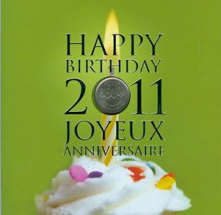 2011 Happy Birthday 7 Coin Gift Set Royal Canadian Mint 11 Limited 