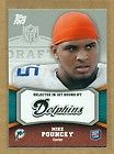 2011 TOPPS ROOKIE TEAM LOGO PATCH MIKE POUNCEY ERROR CARD NM MT