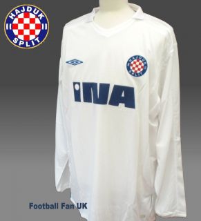 HAJDUK SPLIT Umbro LS Home Shirt Jersey 2010/11 NEW BNWT Croatia L/S