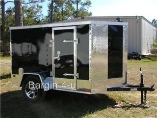NEW 5x8 5 x 8 Motorcycle Enclosed Cargo Trailer w/ Ramp   NEW 2013
