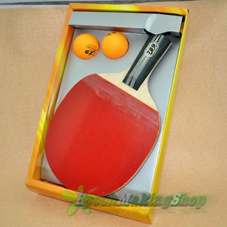 729 2040 Ping Pong Paddle Table Tennis Racket Short handle 
