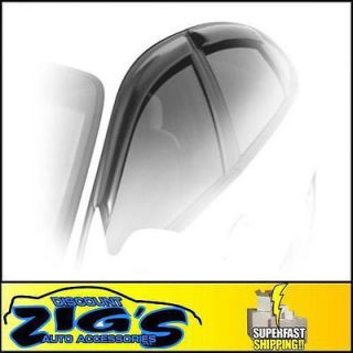   Outside Channel Vent Shades / Rainguards for 2009 2013 Toyota Corolla