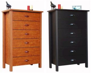 nouvelle 6 drawer dresser chest 5 colors new more options