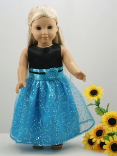 1PCs Doll Clothes Princess Dress for 18 american girl new B/B