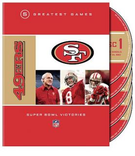   Greatest Games Super Bowl Victories DVD, 2009, 5 Disc Set