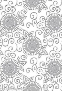 Couture Creations Embossing Folder Serenity Collection Chiaro 5x7 