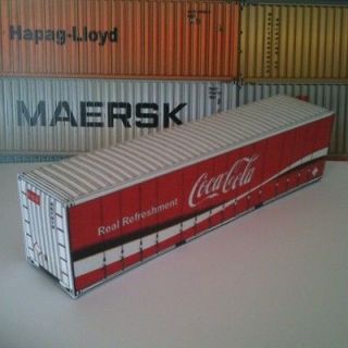 Containers 40ft  Coca Cola  Rail Freight Shipping Pack Of 3 Card 