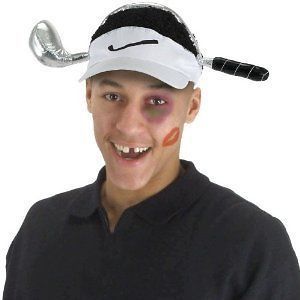 new costume accessory funny cheetah woods golf hat one day shipping 