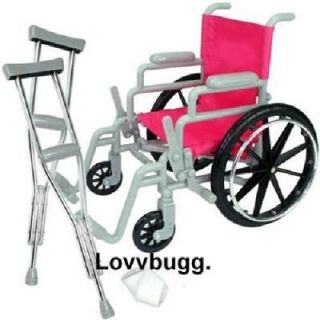 NEW Wheelchair SET Doll Furniture for American Girl ACCESS MAKE DOLL 