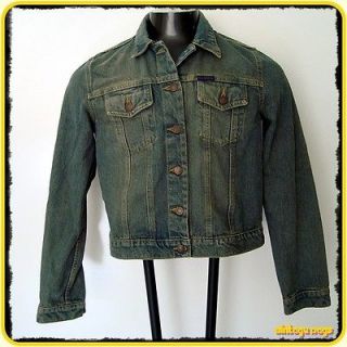 POLO JEANS CO Ralph Lauren Cropped Cotton Denim Jean Jacket Coat 