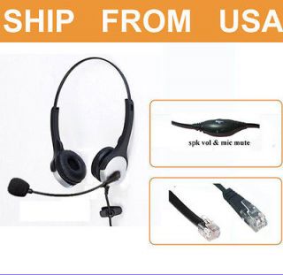 TELEPHONE HEADSET RJ H102D Headset for Nortel M7310 T7208 & T7316