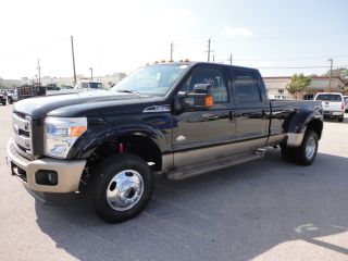 Ford : F 350 4X4 Crew Cab NEW 2012 F350 KING RANCH FX4 DUALLY WITH 