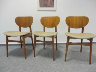 Danish Modern 60s Teak Dining Chairs Wegner / Mogensen Era !!