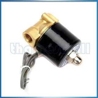 DC 12V 1/4 Inch Electric Solenoid Valve for Air Water Diesel 