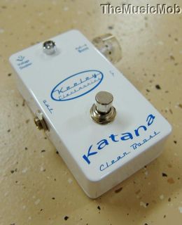 NEW KEELEY KATANA CLEAN BOOST PEDAL 0$ US S&H w/ FREE CABLE