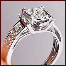 NEW 925 Sterling Silver 0.20 ct Genuine Diamond Ladies Cheap 