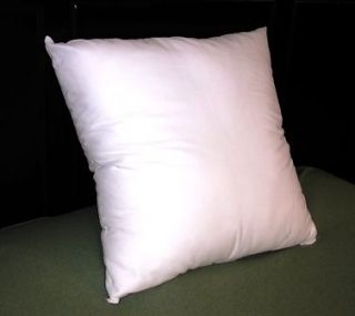 synthetic down pillow form insert multiple sizes craft more options