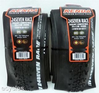 New Kenda 24Seven Race 29 x 2.0 120TPI DTC STC Folding Tires PAIR MPN 