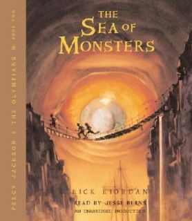 The Sea of Monsters Bk. 2 by Rick Riordan 2006, CD, Unabridged