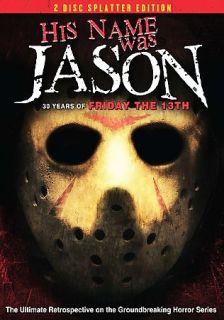 His Name was Jason DVD, 2009, 2 Disc Set, Splatter Edition