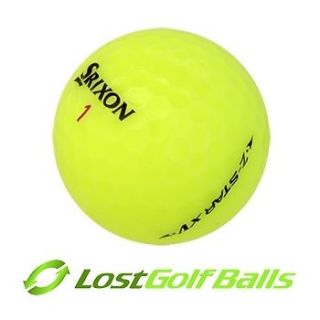 50 Srixon Z Star XV Yellow Mint Used/Recycled Golf Balls AAAAA