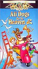 All Dogs Go to Heaven 2 VHS, 1996, Clam Shell Family Entertainment 