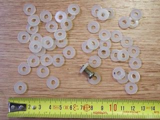 150 pcs. x SILICONE RUBBER WASHER OD 12mm x ID 5mm (M5) x 2mm THK 