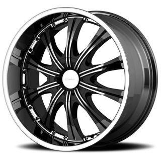 20 inch diamo 30 karat black wheels rims 6x5 5