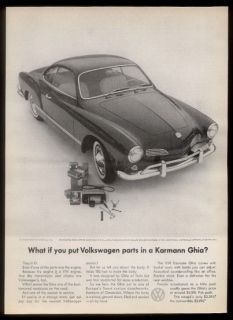 1963 VW What if you put Volkswagen parts in a Karmann Ghia? car 