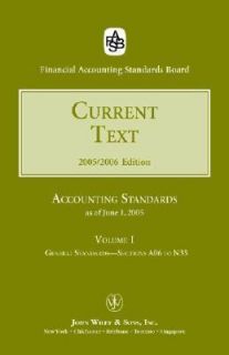 2005 Current Text Vol. 12 by Financial Accounting Standards Board 