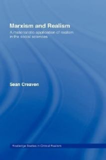 Marxism and Realism by Sean Creaven 2007, Paperback