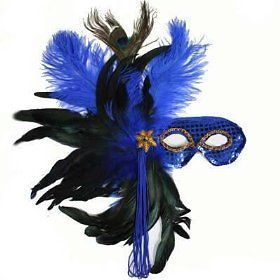 tipitina blue masquerade ball party mask mardi gras one day