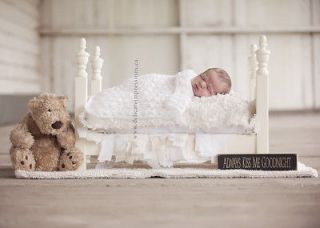 Photography Prop Newborn Baby Bed American Doll Bed Photo Prop