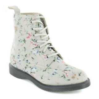 dr martens evan womens canvas 7eyelet boots grey floral more